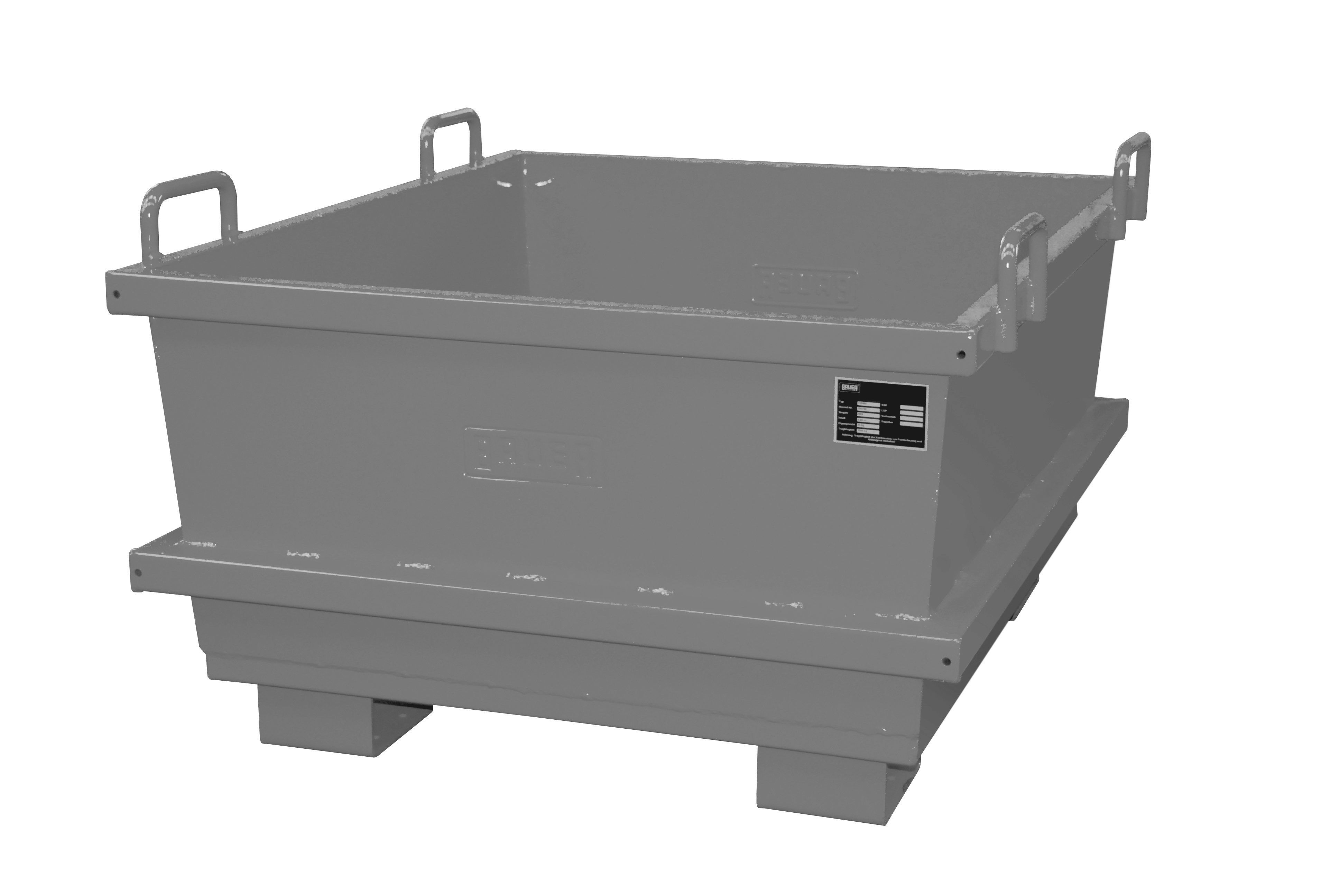 BAUER Südlohn Universal-Container Typ UC 500-RAL 7005