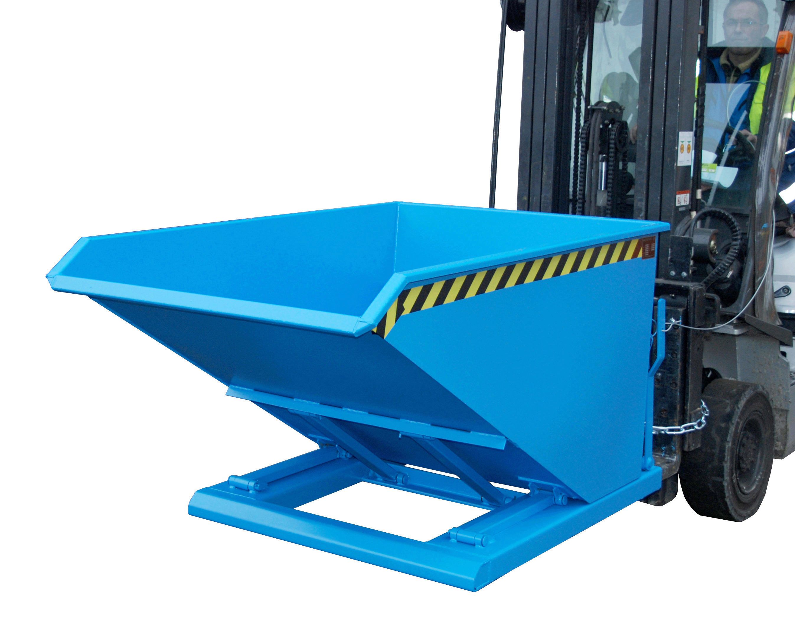 Bauer Kippbehälter Typ NK 100 RAL 5012