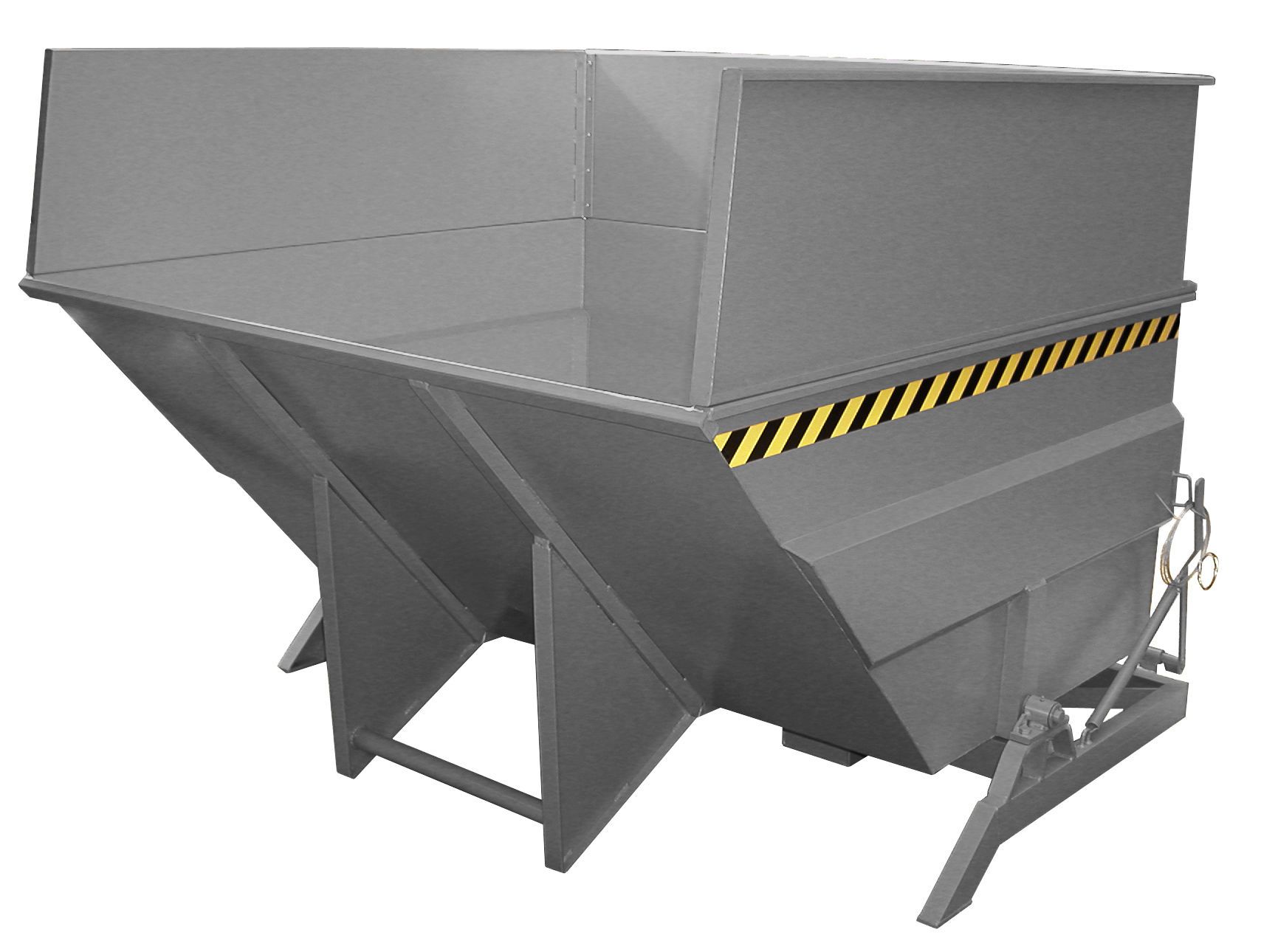 BAUER Südlohn Kippbehälter Typ BKC 500 RAL 7005
