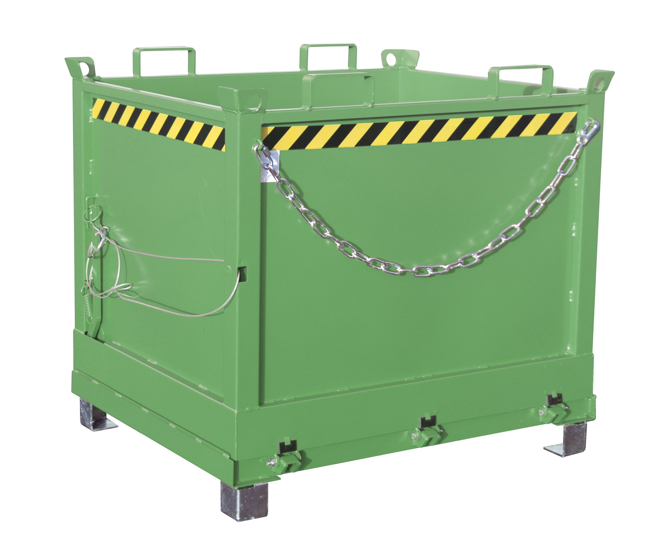 BAUER Südlohn Klappbodenbehälter Typ FB 1000-RAL 6011