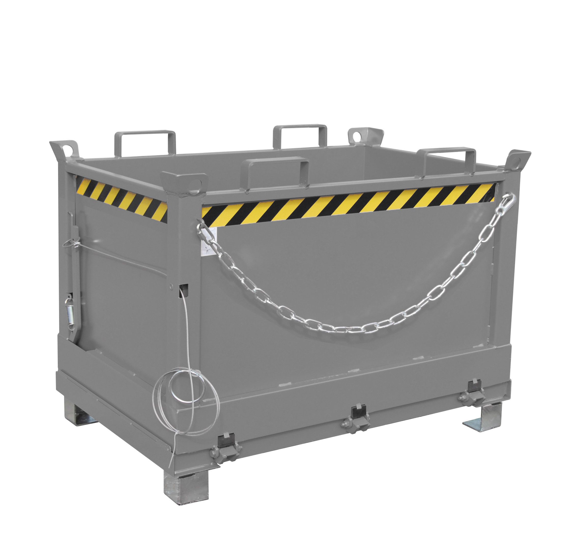 BAUER Südlohn Klappbodenbehälter Typ FB 500-RAL 7005