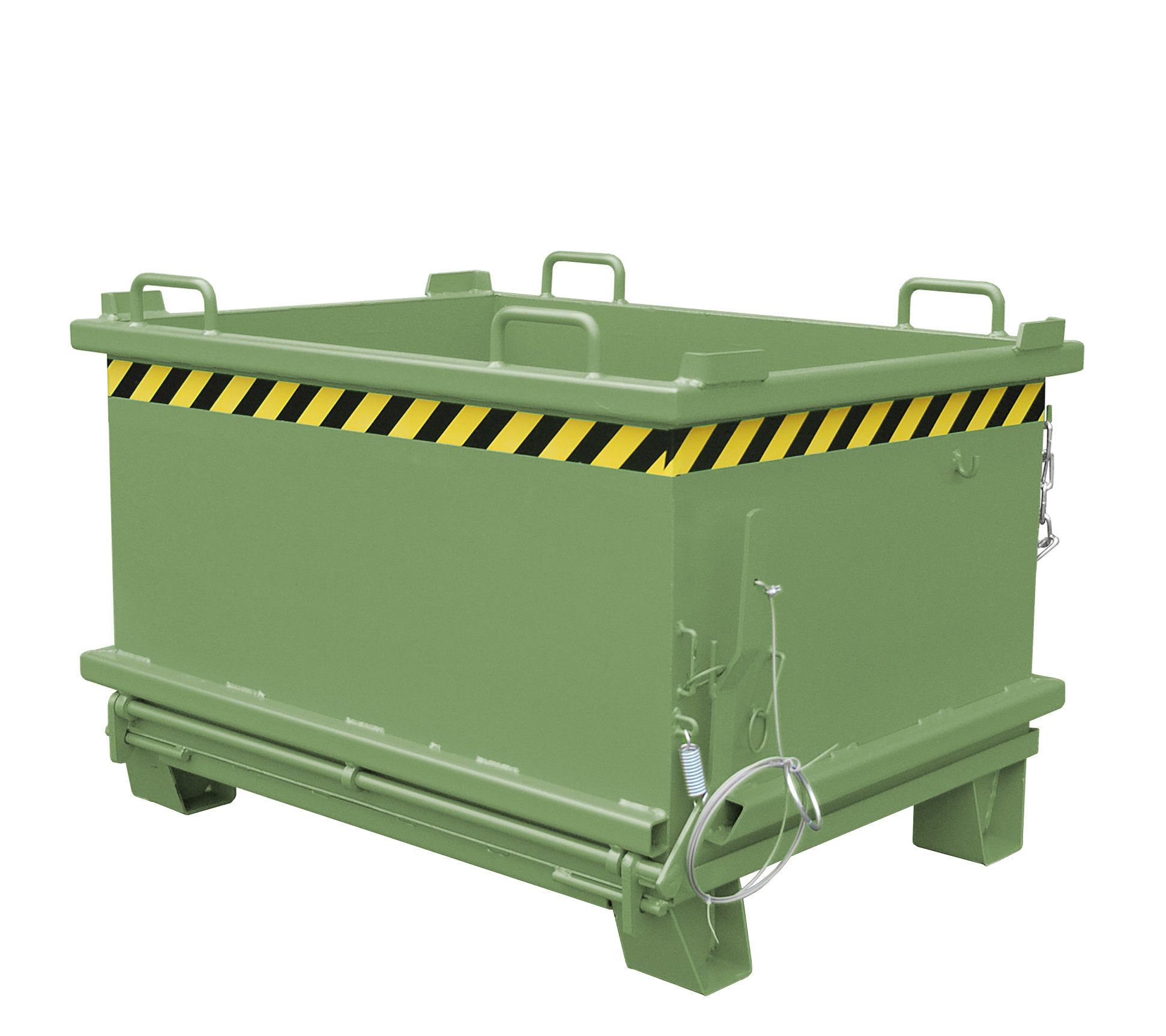 BAUER Südlohn Klappbodenbehälter Typ SB 500-RAL 6011