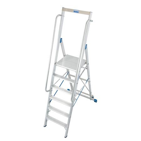 Stabilo Stufen-Stehleiter mit großer Standplattform