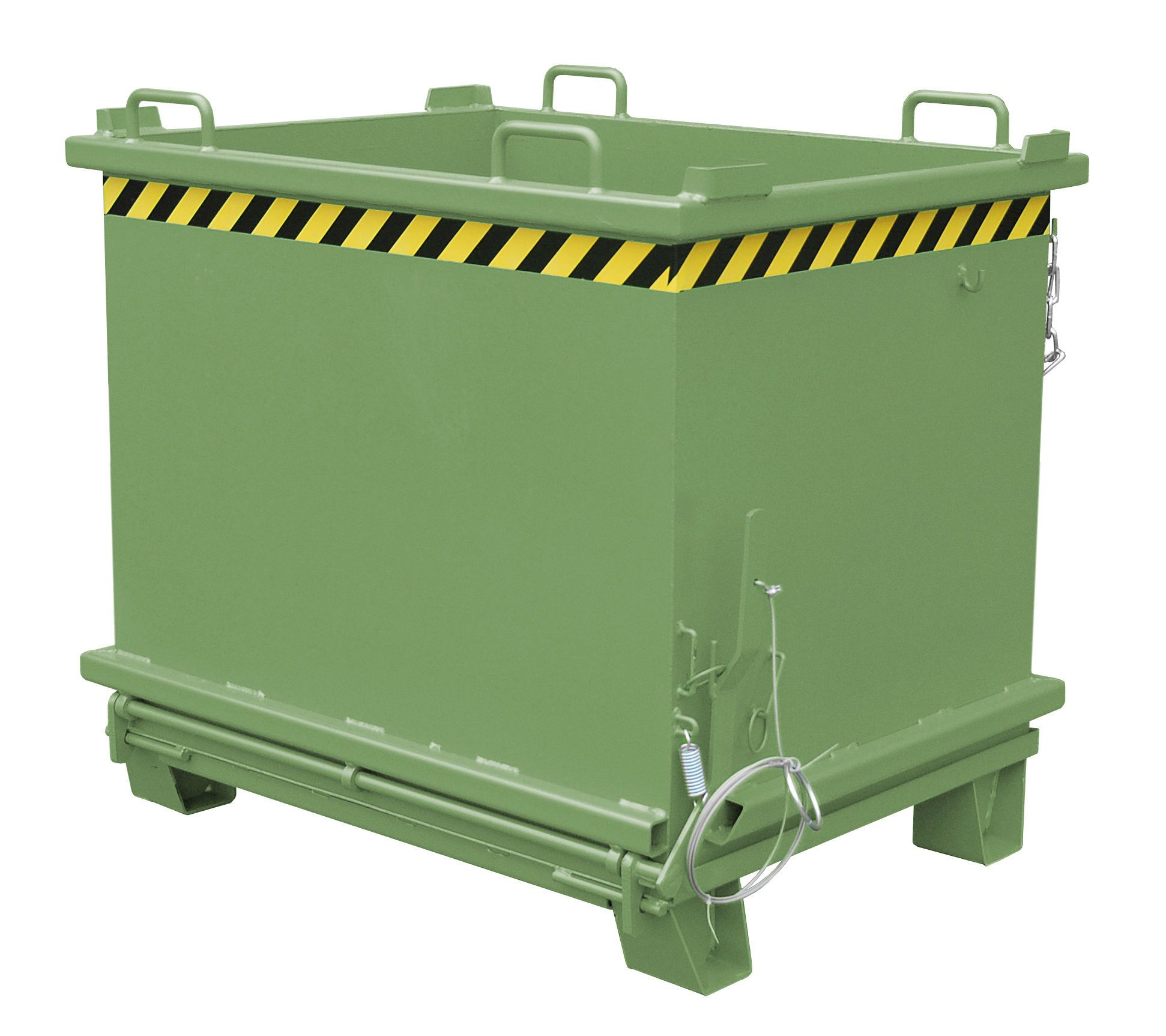 BAUER Südlohn Klappbodenbehälter Typ SB 1500-RAL 6011