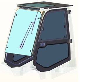 Vollkabine für Gabelstapler von Still