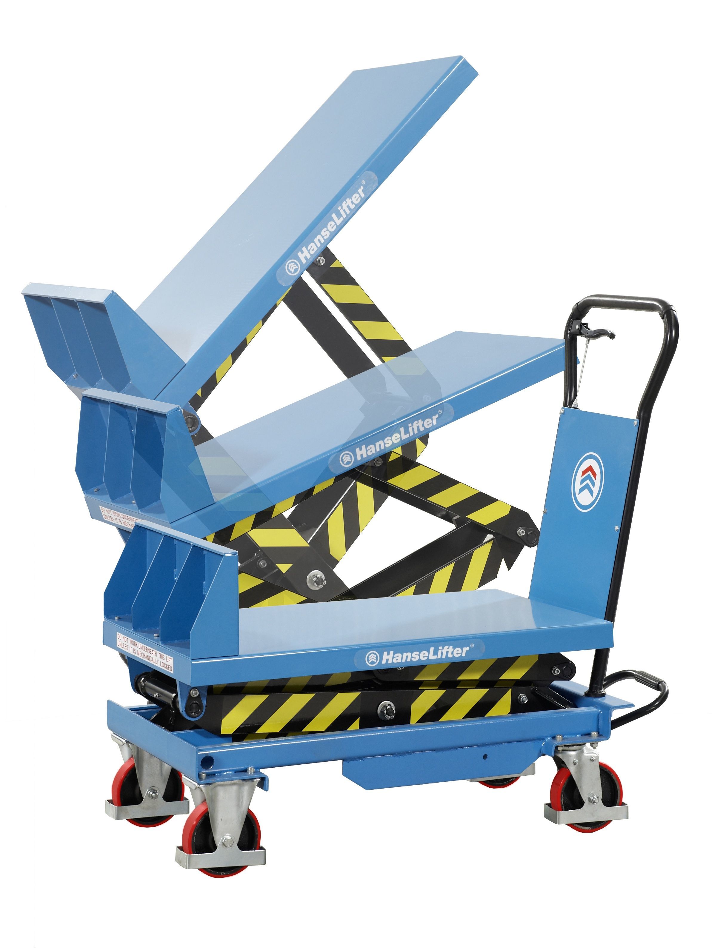 Manueller Neigehubtischwagen mit Doppelscheren Typ NHT