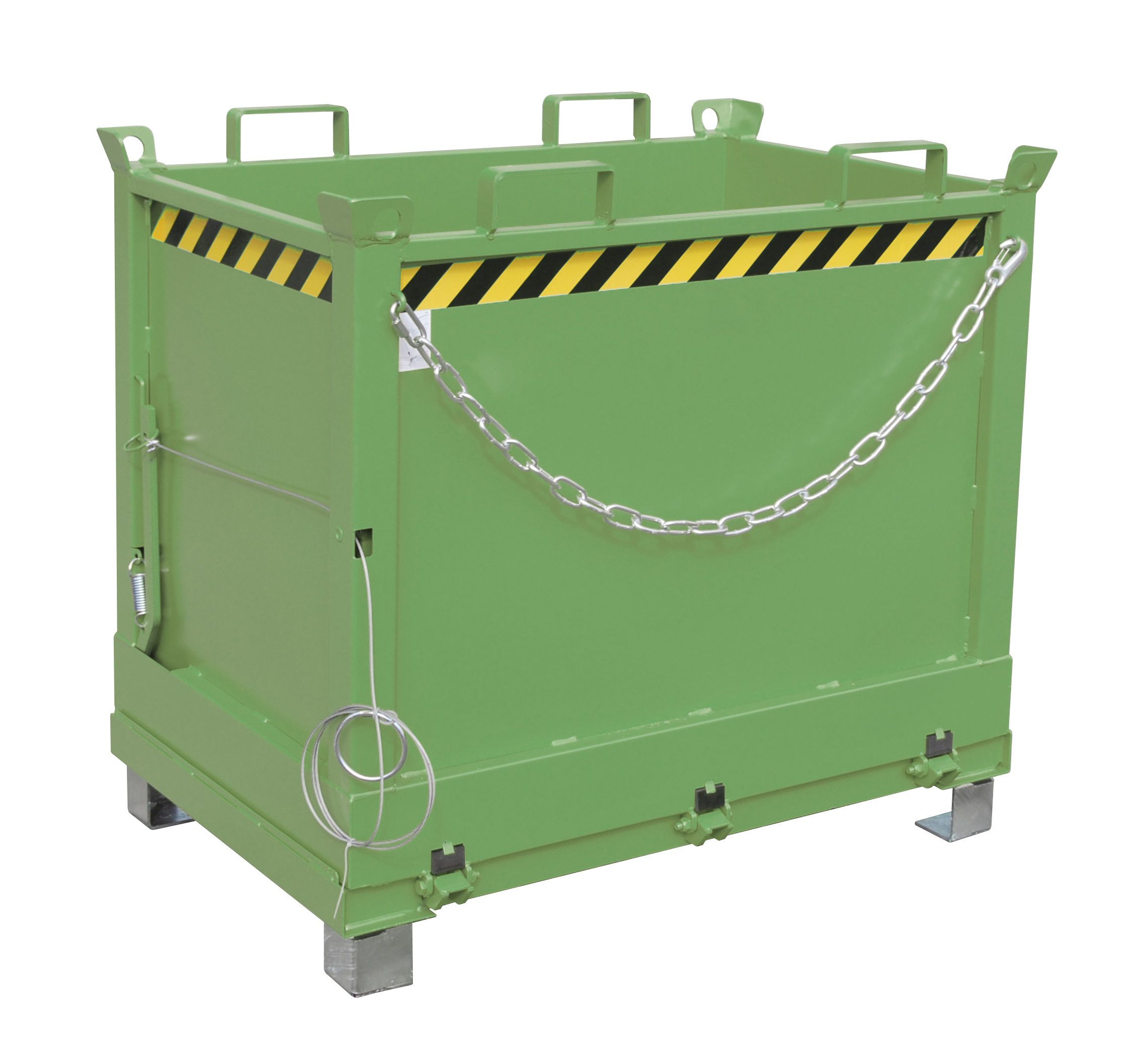 BAUER Südlohn Klappbodenbehälter Typ FB 750-RAL 6011