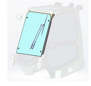 Frontscheibe für Gabelstapler von UniCarriers (Nissan/Atlet/TCM)
