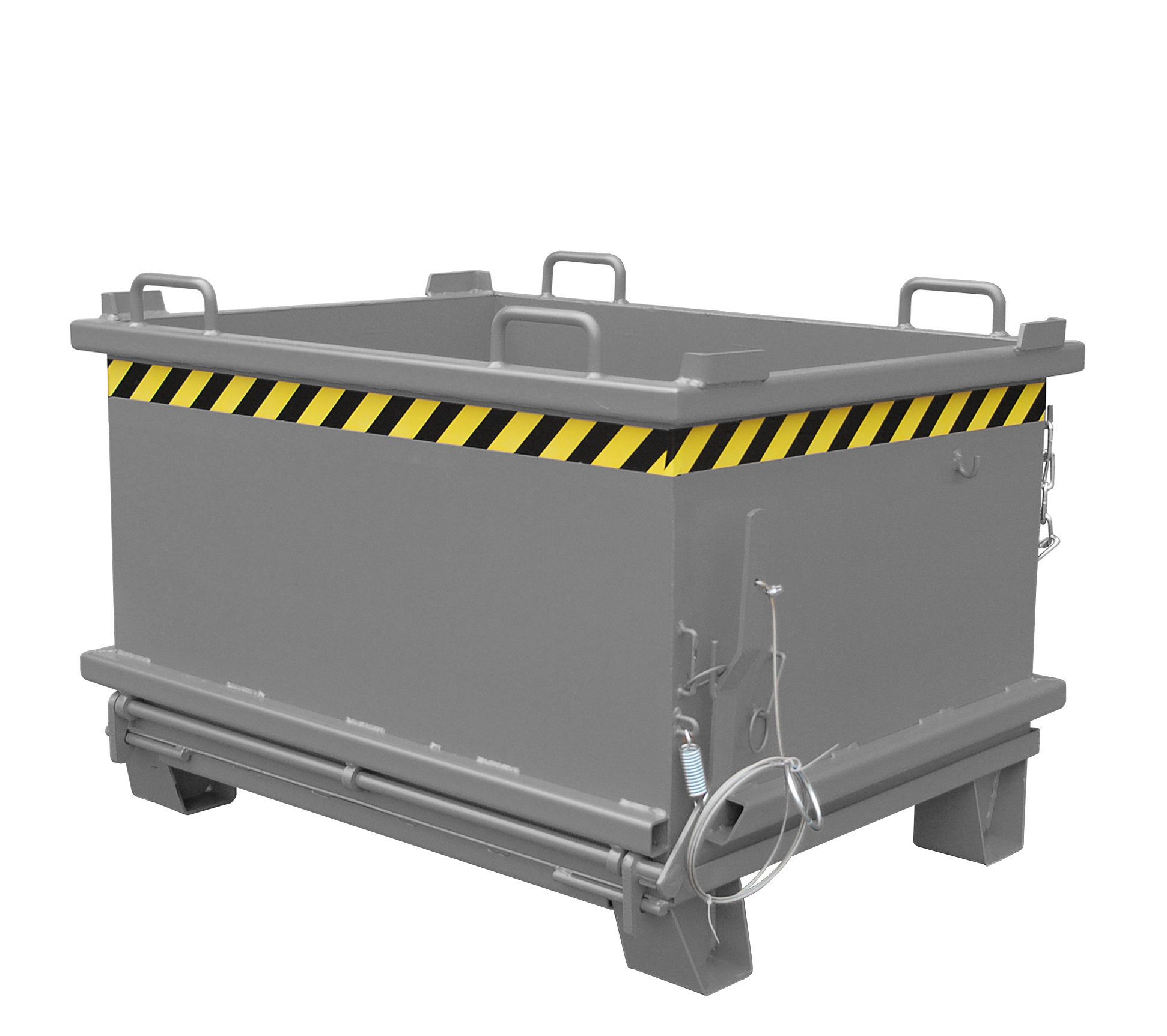 BAUER Südlohn Klappbodenbehälter Typ SB 500-RAL 7005