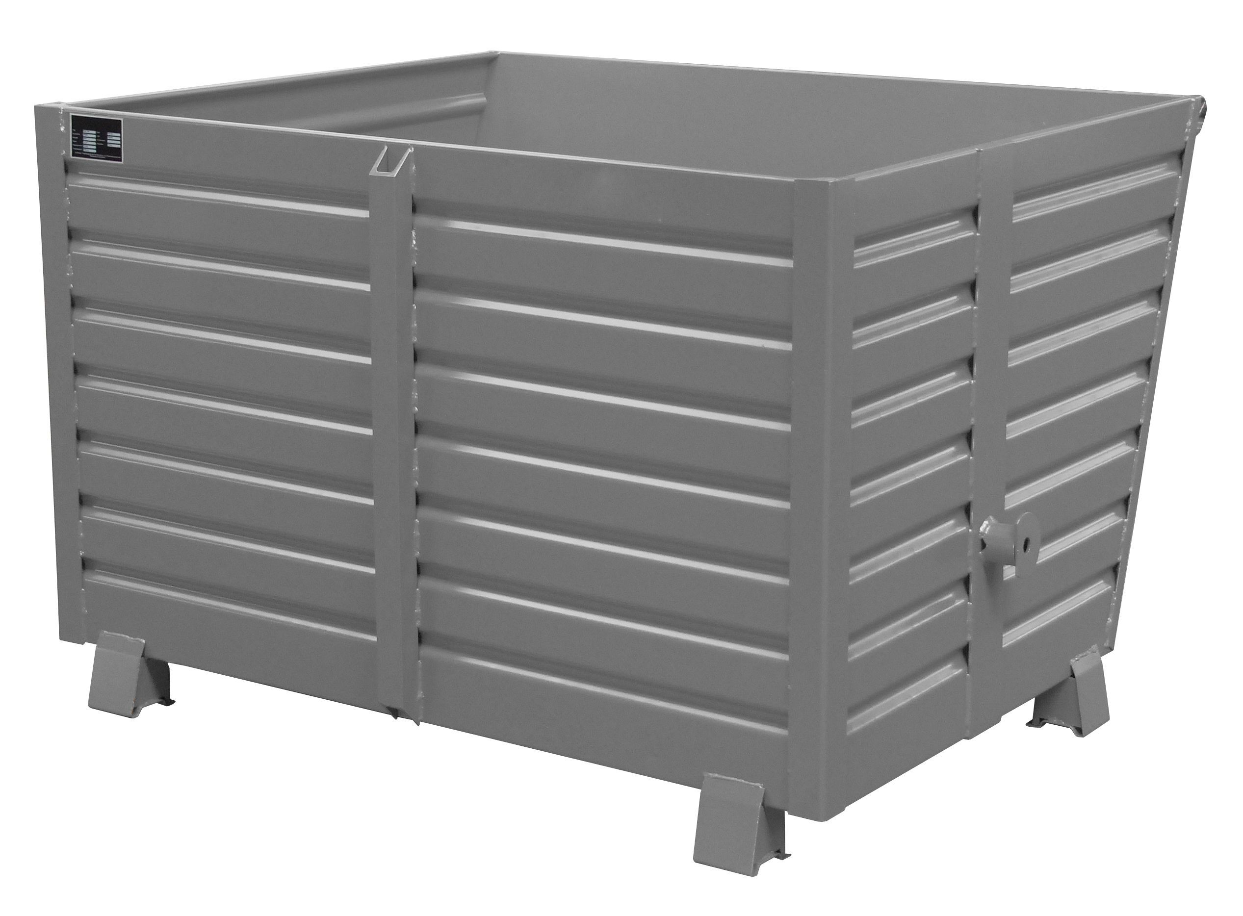BAUER Südlohn Stapelkipper Typ BSK 150-RAL 7005