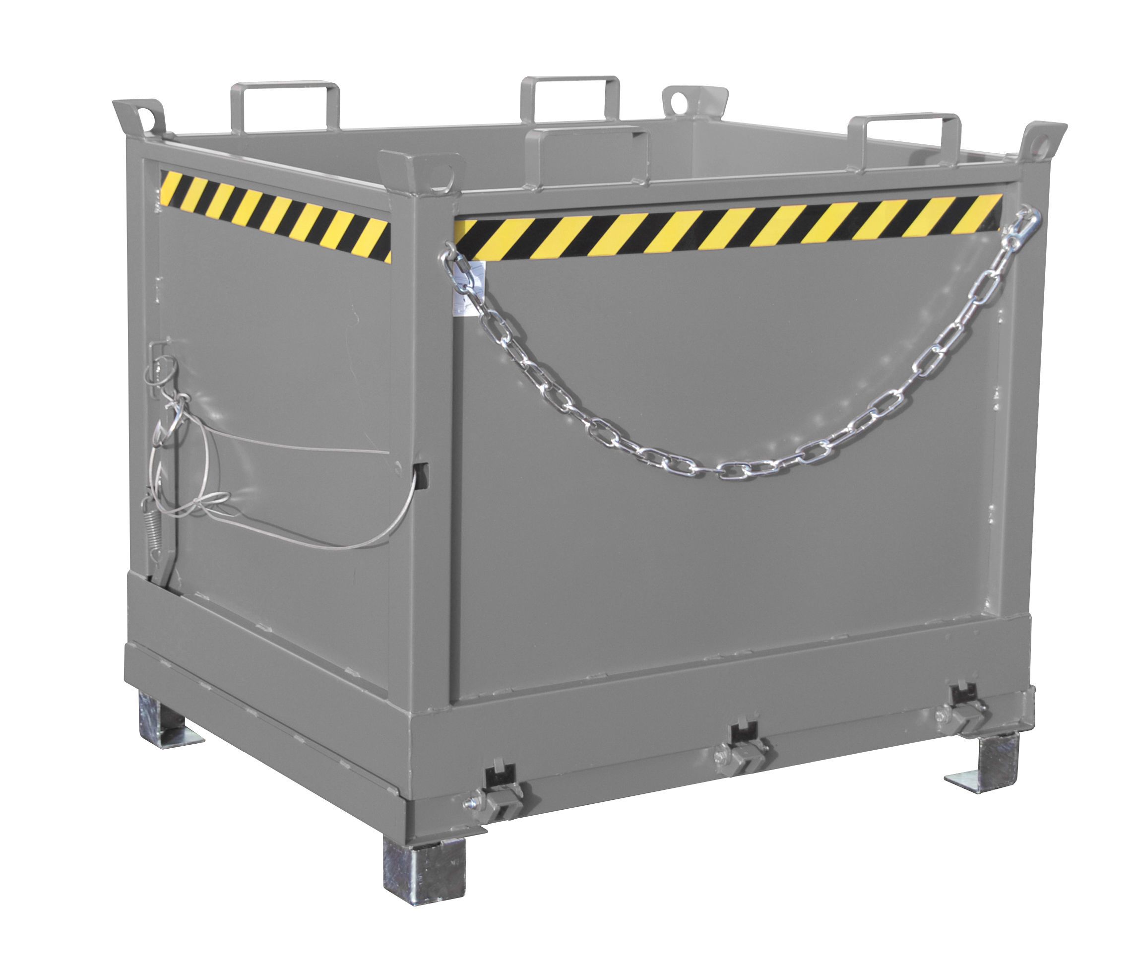 BAUER Südlohn Klappbodenbehälter Typ FB 1000-RAL 7005