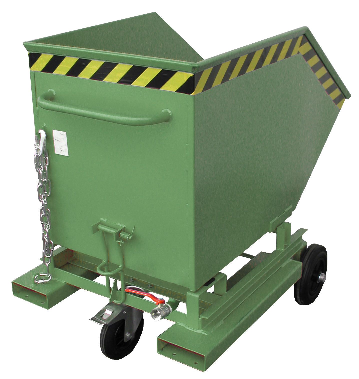 Späne-Kastenwagen Typ SKW-ET 250-RAL 6011